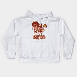 Mr. meat and Mr. sausage Wanted Kids Hoodie